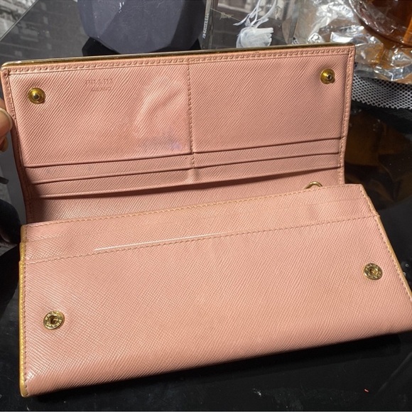 Authentic PRADA Leather Long Wallet - Picture 3 of 10